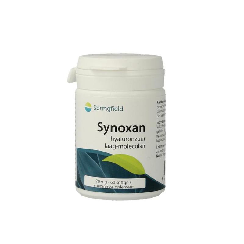 Springfield Springfield Synoxan hyaluronzuur laagmoleculair 70mg - 60sft