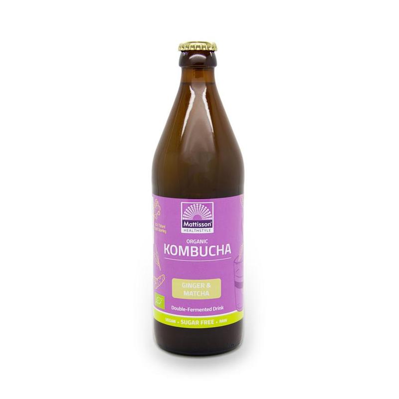 Mattisson Mattisson Org Kombucha Ginger & Matcha - 500ml