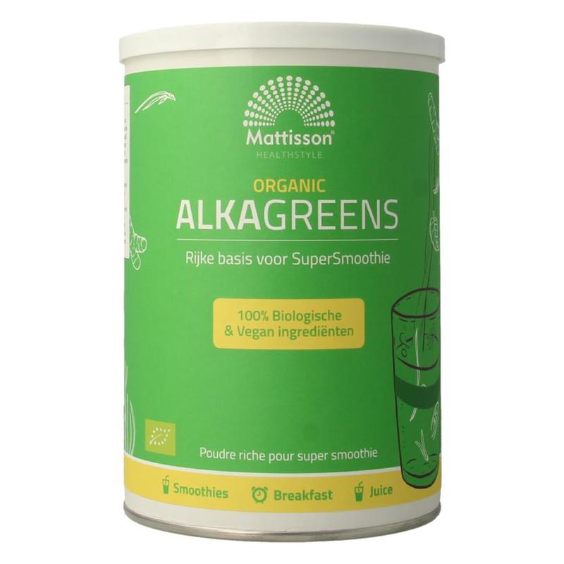 Mattisson Mattisson Org AlkaGreens Poeder 300gram - 300gr