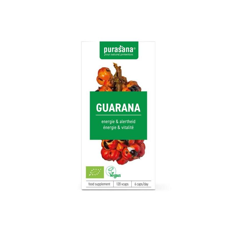 Purasana PURASANA Guarana 300 mg 120 Vcaps BIO - 120vcp
