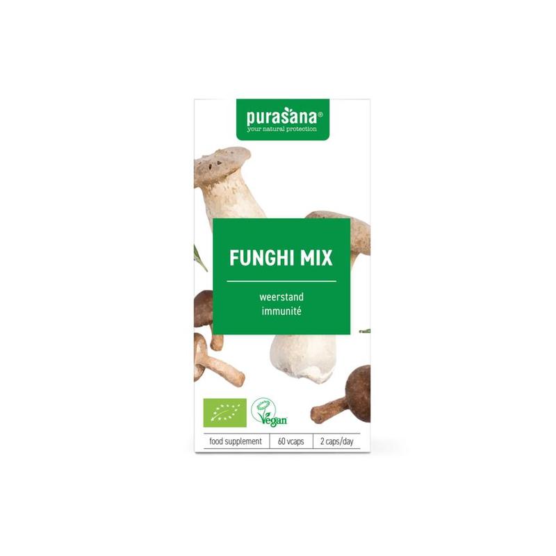 Purasana PURASANA Funghi Mix 210 mg 60 Vcaps BIO - 60vcp