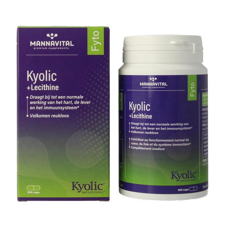 Mannavital Mannavital Kyolic + Lecithine - 200cp