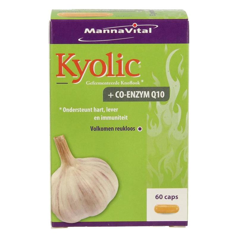 Mannavital Mannavital Kyolic + co-enzym Q10 - 60vcp