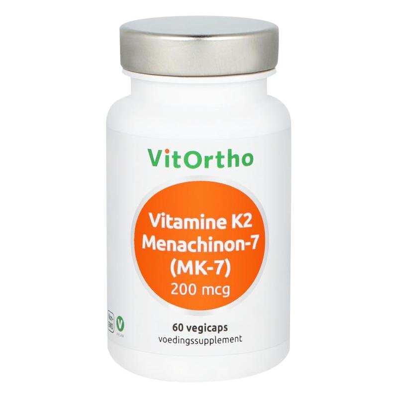 Vitortho VitOrtho Vitamine K2 Menachinon-7 (MK-7) 200 mcg - 60vcp