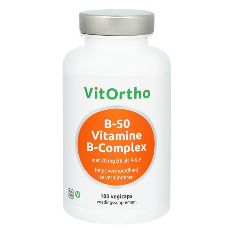 Vitortho VitOrtho B-50 Vitamine B-Complex 100 vegicaps - 100vcp
