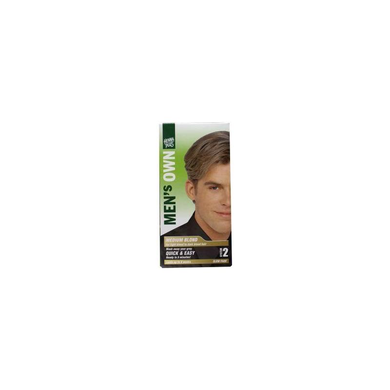 Hennaplus 1-2-3 HENNAPLUS 1-2-3 Men's Own Medium blond - 80ml