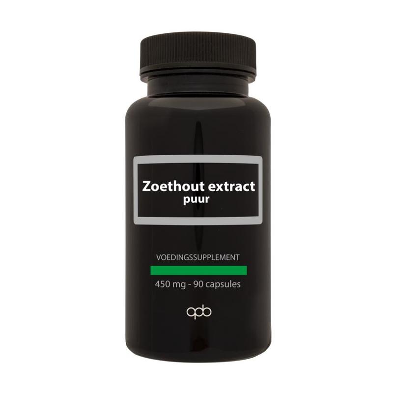 Apb holland APB Holland Zoethout 450 mg puur - 90cp