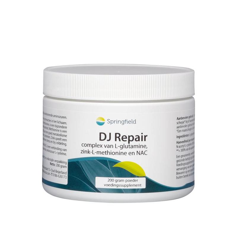 Springfield Springfield DJ Repair glutam/NAC/Zink-L-Methioninepd - 200gr