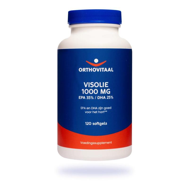 Orthovitaal Orthovitaal Visolie 1000 mg EPA 35%/DHA 25% - 120sft