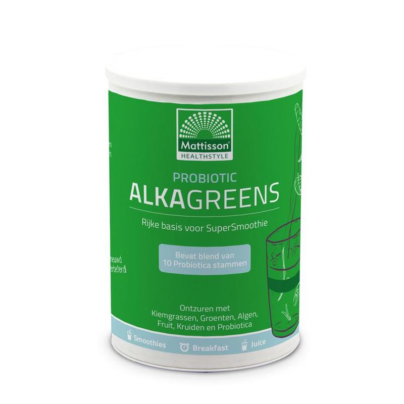 Mattisson Mattisson Probiotic AlkaGreens Poeder 300gram - 300gr