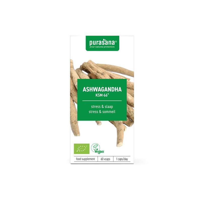 Purasana PURASANA Ashwagandha 400mg BIO - 60vcp