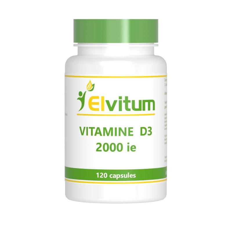 Elvitum Elvitum Vitamine D3 2000 ie - 120cp