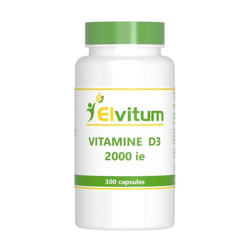 Elvitum Elvitum Vitamine D3 2000 ie - 300cp