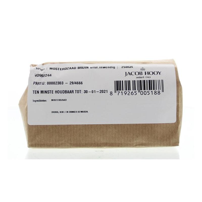 Jacob hooy jacob Hooy MOSTERDZAAD BRUIN HEEL uitsl.inwendig - 250gr