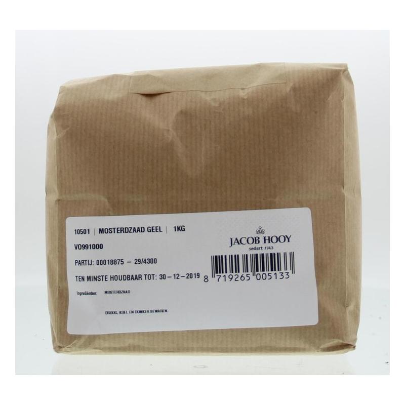 Jacob hooy jacob Hooy MOSTERDZAAD HEEL GEEL - 1kg
