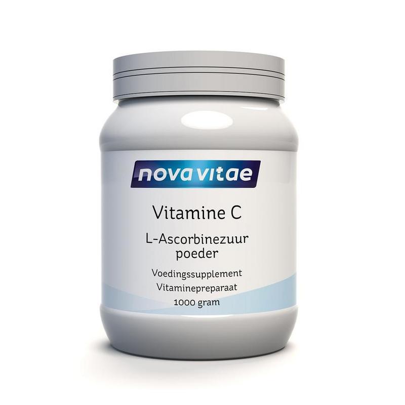 Nova vitae Nova Vitae Vitamine C L-Ascorbinezuur Poeder - 1kg