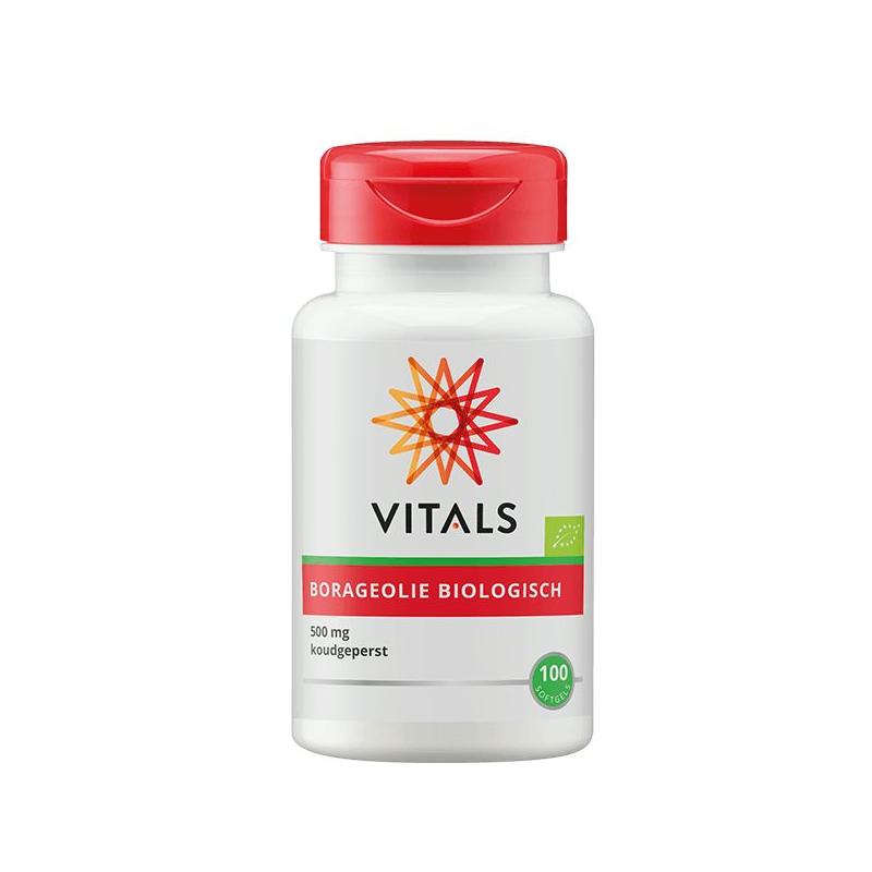 Vitals Vitals Borageolie Biologisch 500 mg - 100sft