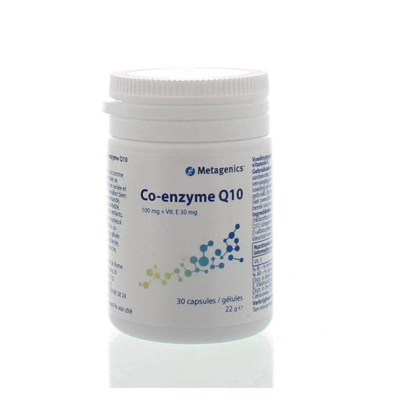 Metagenics Metagenics Co-Enzyme Q10 100 mg + Vit E NF 30CAPS - 30cp
