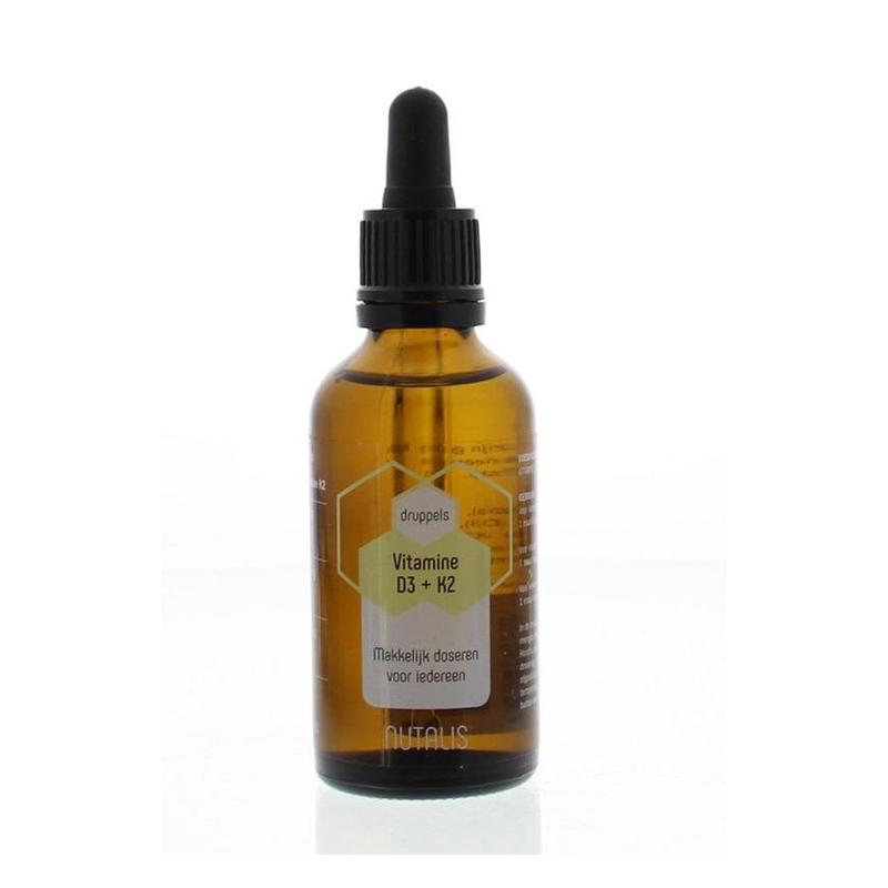 Nutalis Nutalis Vitamine D3 + K2 1.850druppels - 50ml
