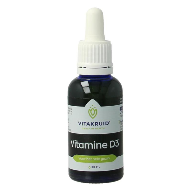 Vitakruid Vitakruid Vitamine D3 druppels 5 mcg / 200IE - 30ml