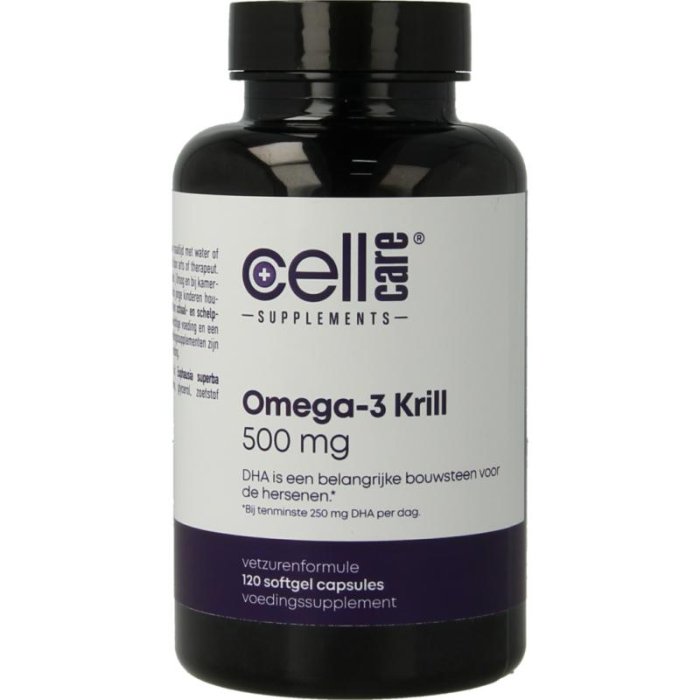Cellcare CellCare Omega 3 Krill 500mg DHA250mg - 120sft