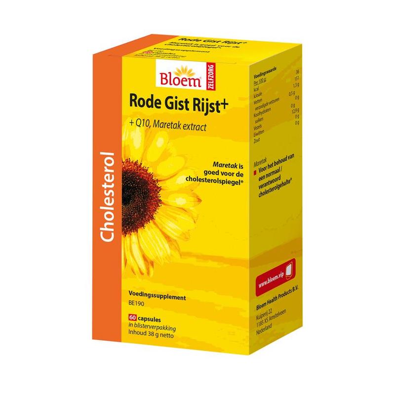 Bloem Bloem Rode Gist Rijst+ - 60cp