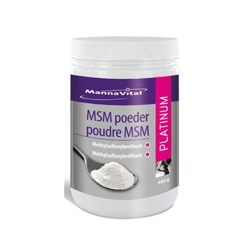 Mannavital Mannavital MSM poeder Platinum - 500gr