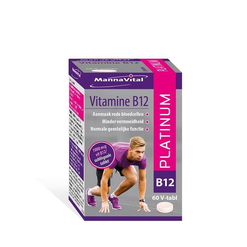 Mannavital Mannavital Vitamine B12 Platinum - 60tb