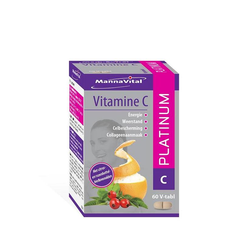 Mannavital Mannavital Vitamine C Platinum - 60tb