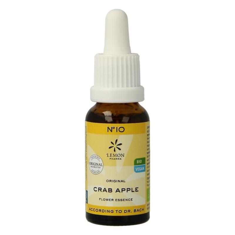 Lemon pharma Lemon Pharma Bach bloesem No. 10 Crab apple BIO - 20 - 20ml