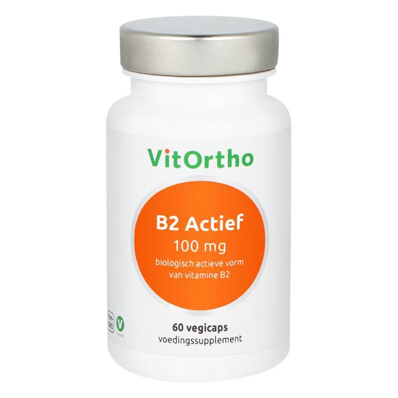 Vitortho VitOrtho B2 Actief 100 mg 60 vegicaps - 60vcp