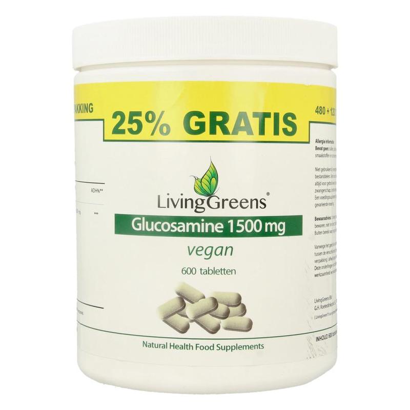 Livinggreens Livinggreens Glucosamine vegan voordeelverpakking - 600tb