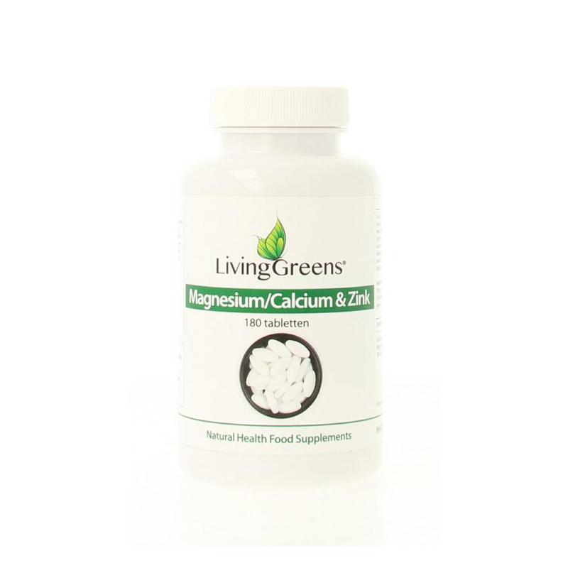 Livinggreens Livinggreens Magnesium calcium zink - 180tb