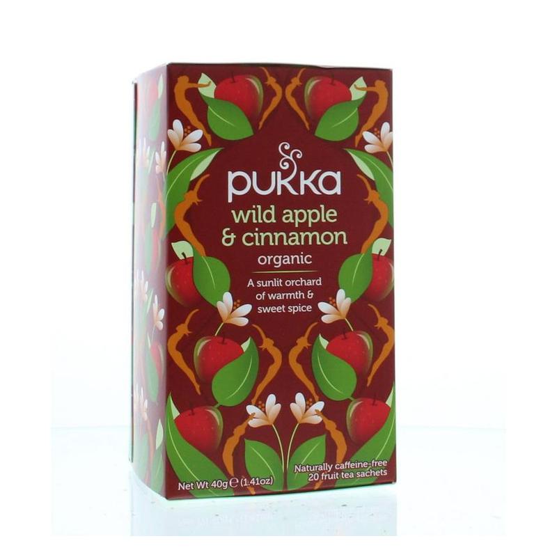 Pukka PUKKA Wild apple & Cinnamon - 20zk