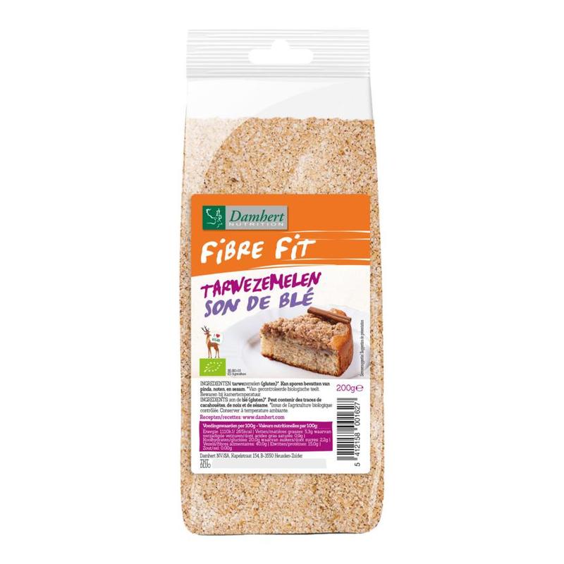 Fibre fit Fibre Fit Tarwezemelen BIO - 200gr