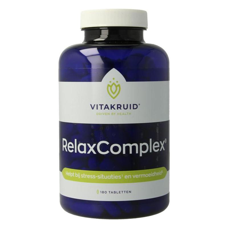 Vitakruid Vitakruid RelaxComplex oa Magnesium Tauraat & D3 - 180tb