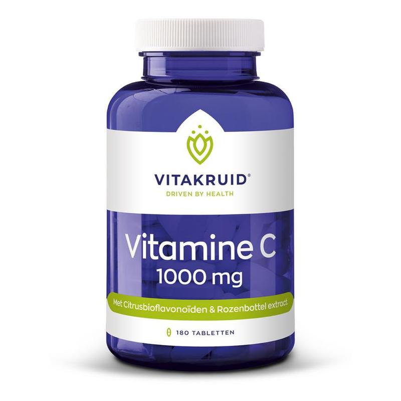 Vitakruid Vitakruid Vitamine C 1000mg met Bioflavonoïden - 180tb