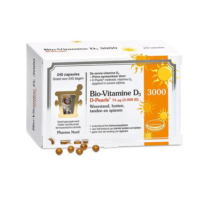 Pharma nord Pharma Nord Bio-Vitamine D3 75mcg 3.000ie Pearls - 240cp