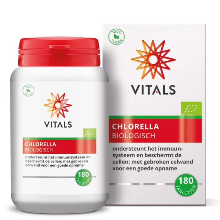 Vitals Vitals Chlorella Biologisch - 180tb