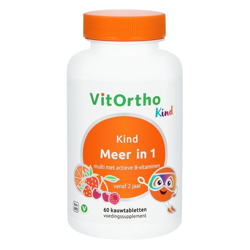 Vitortho VitOrtho Meer in 1 Kind 60 kauwtabs - 60ktb