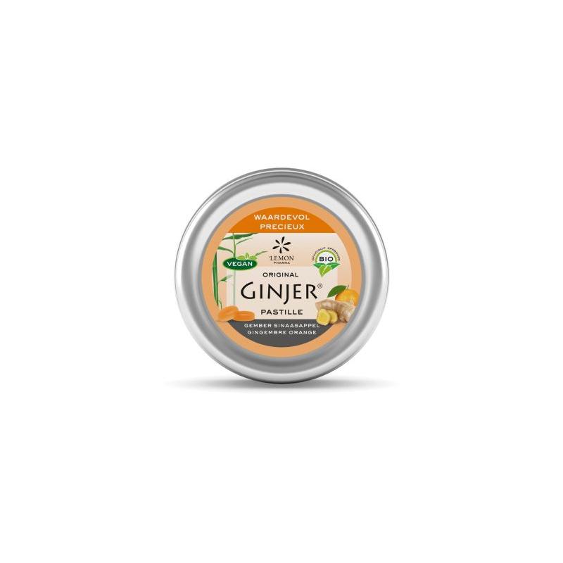 Lemon pharma Lemon Pharma GINJERÂ® Gember pastilles sinaas BIO - 40gr