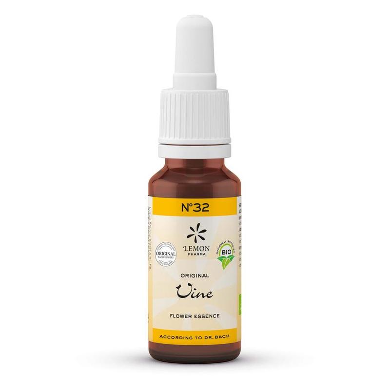 Lemon pharma Lemon Pharma Bach bloesem No. 32 Vine BIO - 20 ml - 20ml