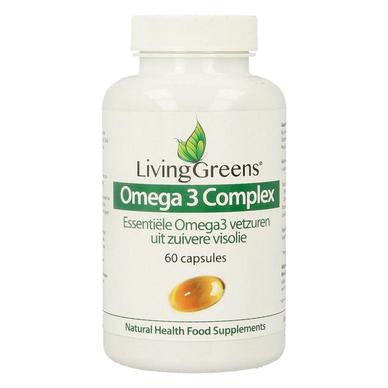 Livinggreens Livinggreens Omega 3 visolie complex - 60cp