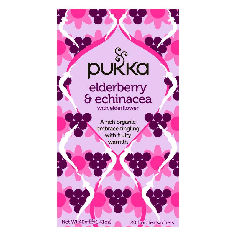 Pukka PUKKA Elderberry & Echinacea - 20zk