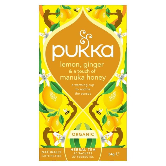 Pukka PUKKA Lemon, ginger & Manuka Honey - 20zk