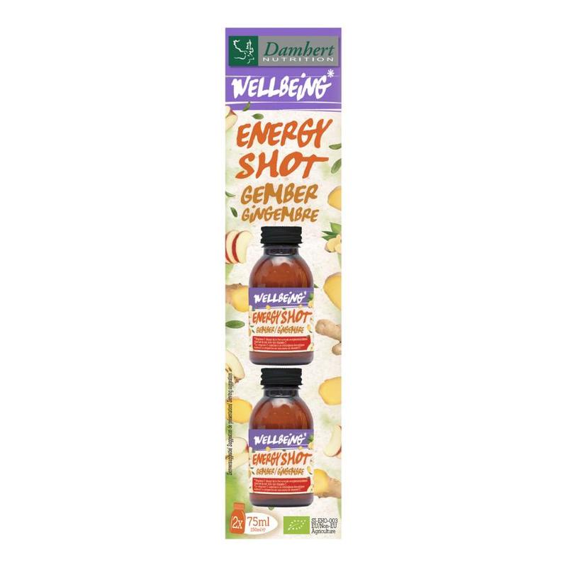 Wellbeing Wellbeing Energy Shot Gember (DUO) BIO - 150gr