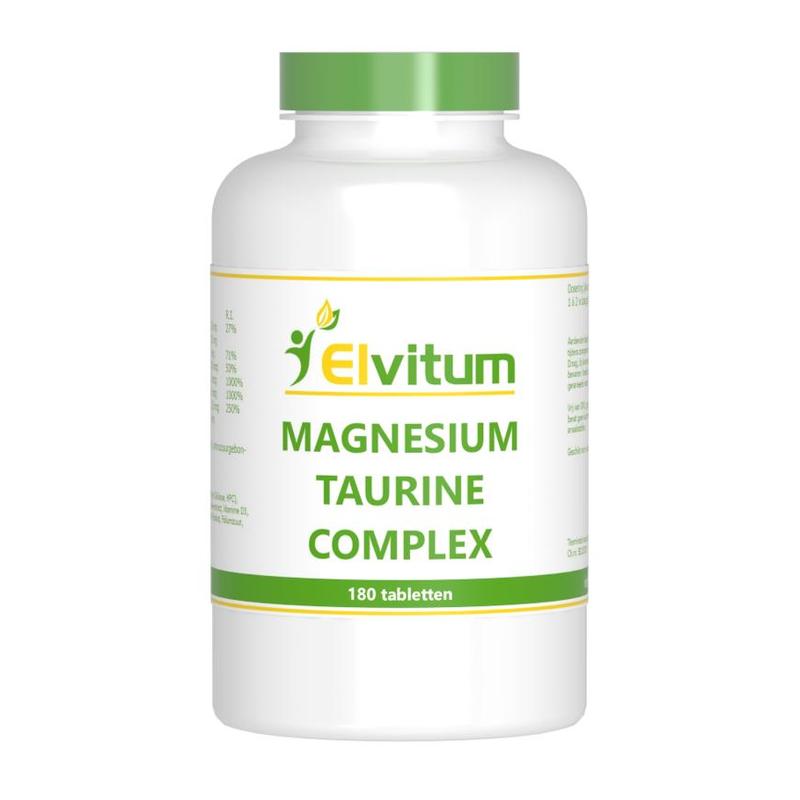 Elvitum Elvitum Magnesium Taurine Complex - 180tb