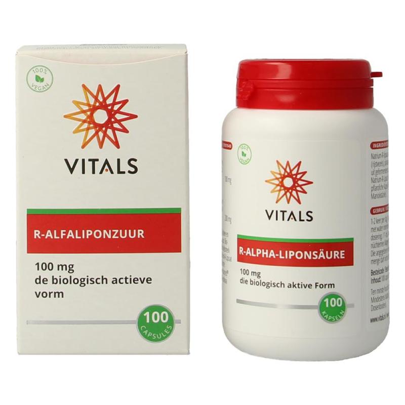 Vitals Vitals R-Alfaliponzuur 100 mg - 100cp