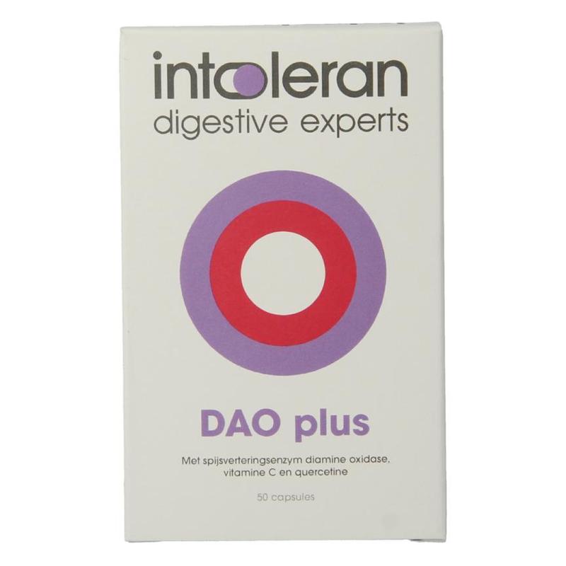 Intoleran Intoleran DAO Plus spijsverteringsenzym Diamine Ox - 50cp
