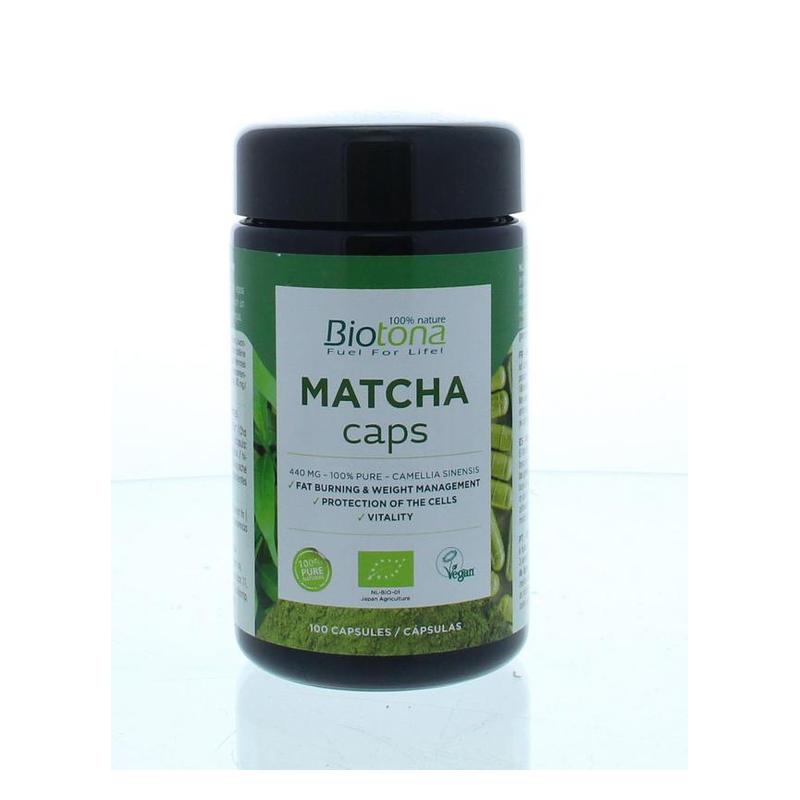 Biotona Biotona Matcha 100 caps BIO - 100cp